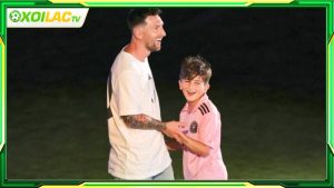 Con Messi Thiago
